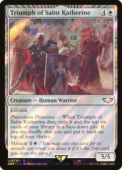 Triumph of Saint Katherine - Surge Foil