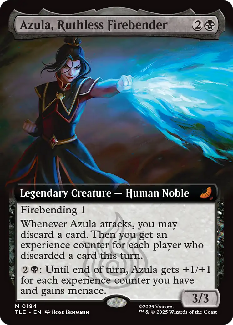 Azula, Ruthless Firebender (0184) (Extended Art) - Foil tle