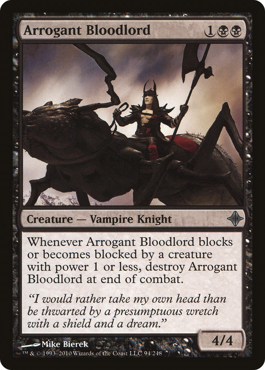 Arrogant Bloodlord - Foil