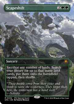 Scapeshift (0034) (Borderless) - Foil