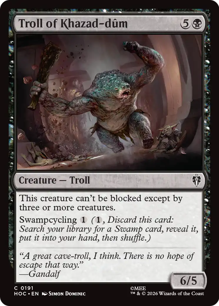 Troll of Khazad-dûm (HOC)