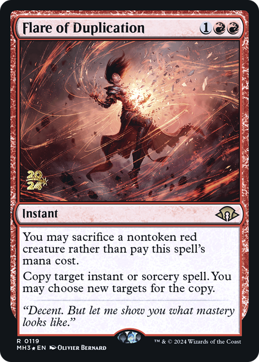 Flare of Duplication (0119) (Prerelease) - Foil