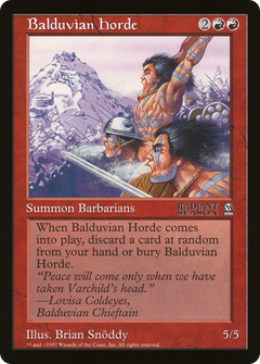Balduvian Horde (Oversized) (Arena League Promo)
