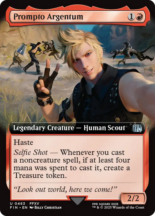 Prompto Argentum (0463) (Extended Art) - Foil