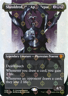Sheoldred, the Apocalypse (436) (Borderless) - Compleat Foil