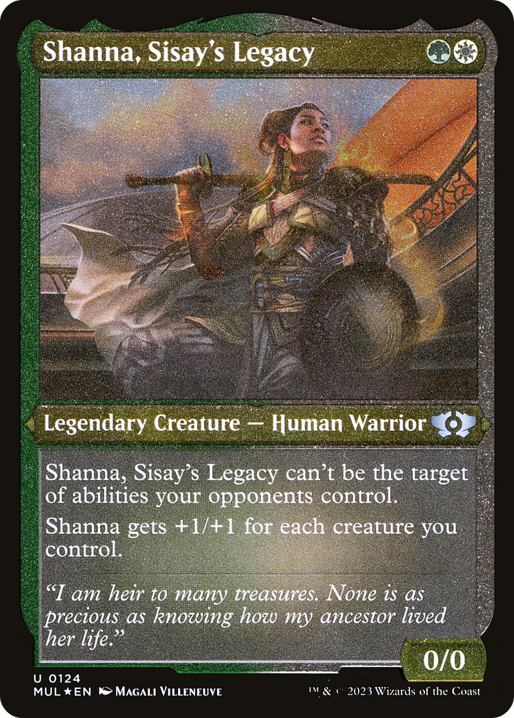 Shanna, Sisay's Legacy (0124) - Foil Etched