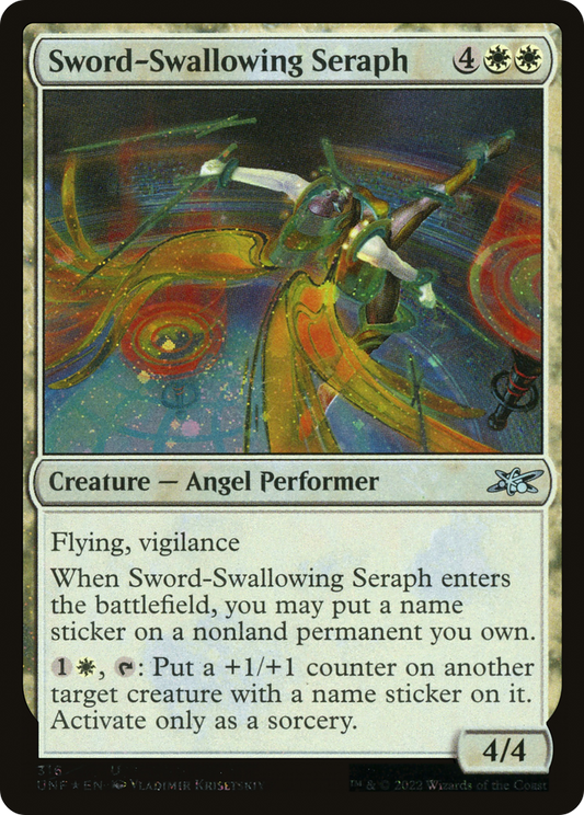Sword-Swallowing Seraph (316) - Galaxy Foil