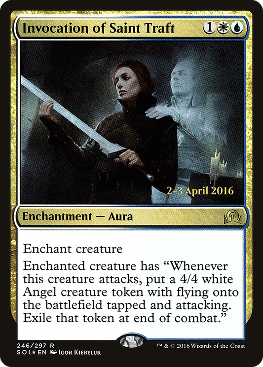 Invocation of Saint Traft (246) (Prerelease) - Foil