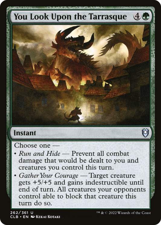 You Look Upon the Tarrasque - Foil