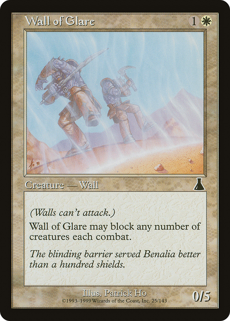 Wall of Glare - Foil