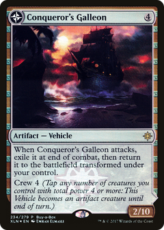 Conqueror's Galleon // Conqueror's Foothold (234) (Buy-a-Box) (PXTC) - Foil