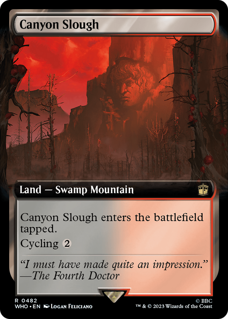 Canyon Slough (0482) (Extended Art) - Foil