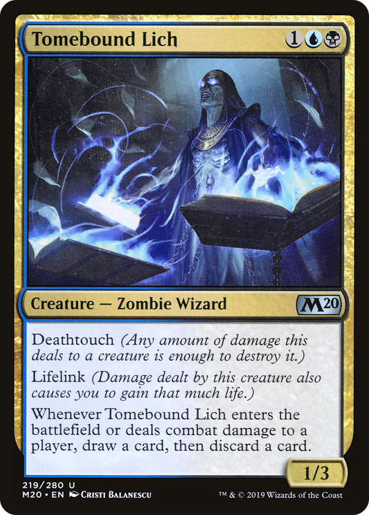 Tomebound Lich - Foil