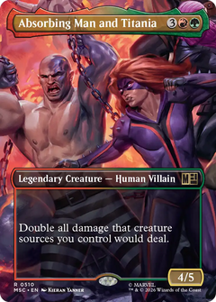 Absorbing Man and Titania (0510) (Borderless) (MSC) - Foil