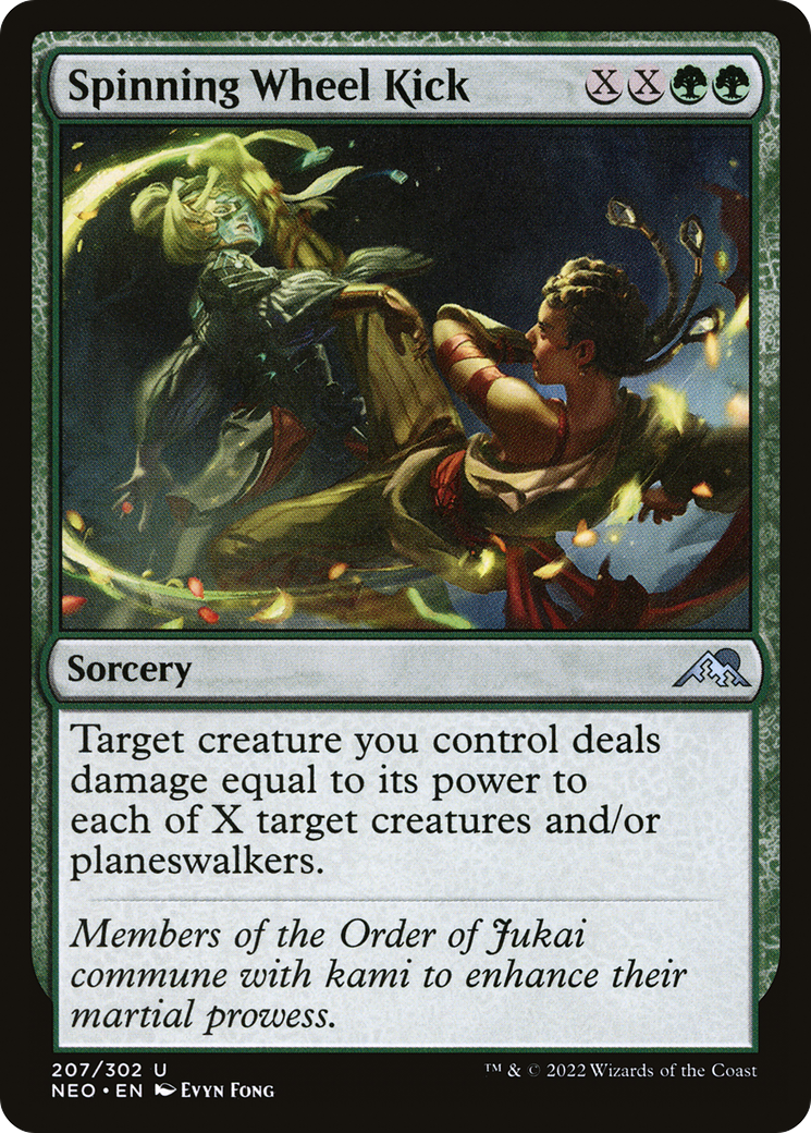 Spinning Wheel Kick - Foil