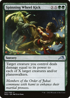 Spinning Wheel Kick - Foil