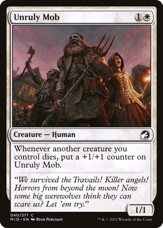 Unruly Mob - Foil