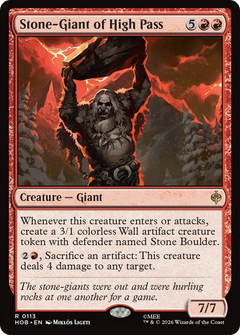 Stone-Giant of High Pass (HOB) - Foil