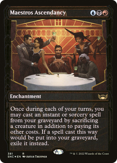 Maestros Ascendancy (381) (Showcase) - Gilded Foil