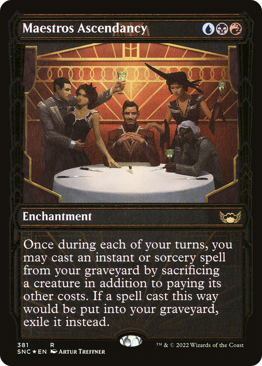 Maestros Ascendancy (381) (Showcase) - Gilded Foil