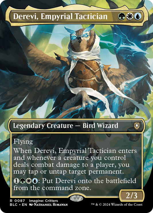 Derevi, Empyrial Tactician (0087) (Borderless) (Showcase) - Foil