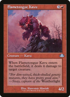 Flametongue Kavu (320) (Retro Frame)