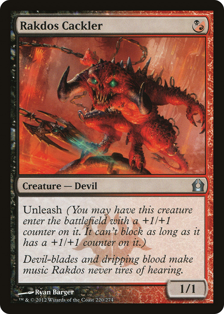 Rakdos Cackler - Foil