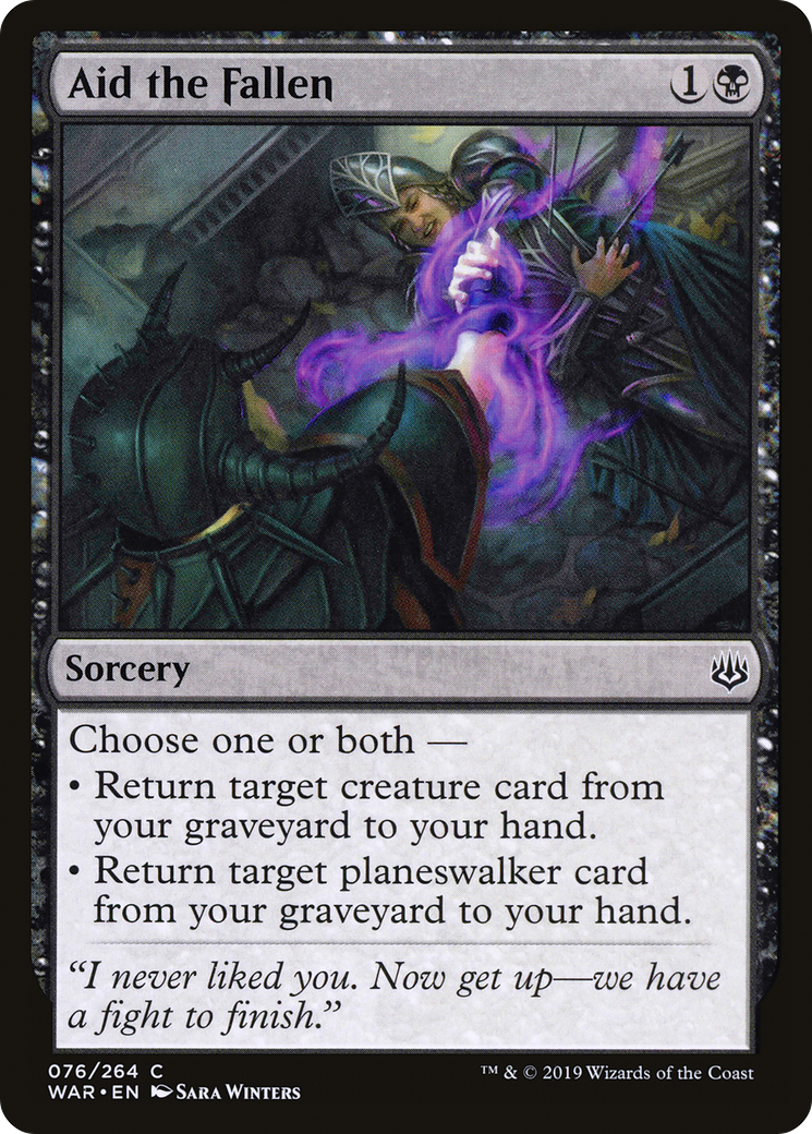Aid the Fallen - Foil