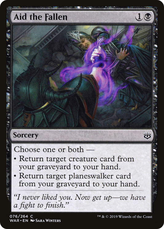 Aid the Fallen - Foil