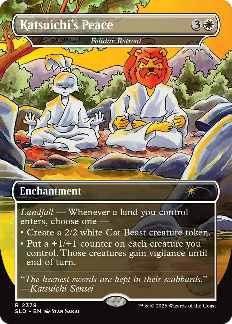 Katrsuichi's [Felidar Retreat] (2378) (Borderless) (SLD)