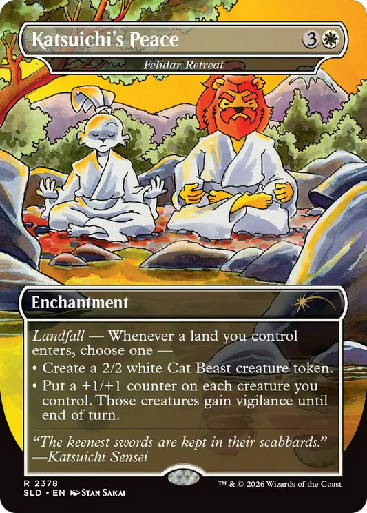 Katrsuichi's [Felidar Retreat] (2378) (Borderless) (SLD)