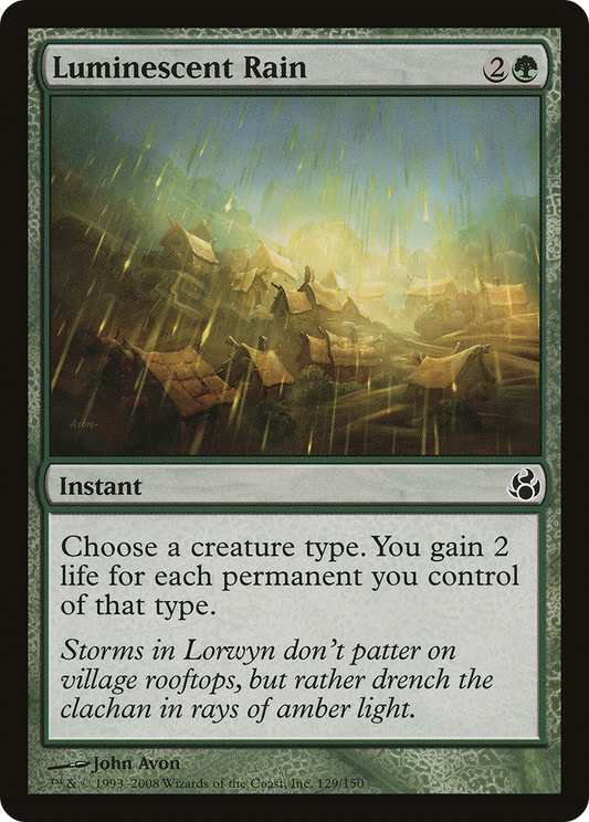 Luminescent Rain