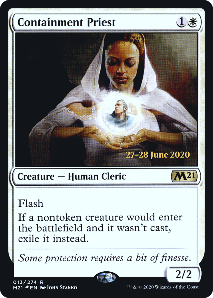 Containment Priest (013) (Prerelease) - Foil