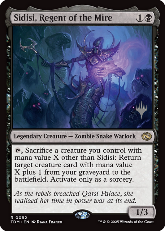 Sidisi, Regent of the Mire (0092) (Promo Pack) - Foil
