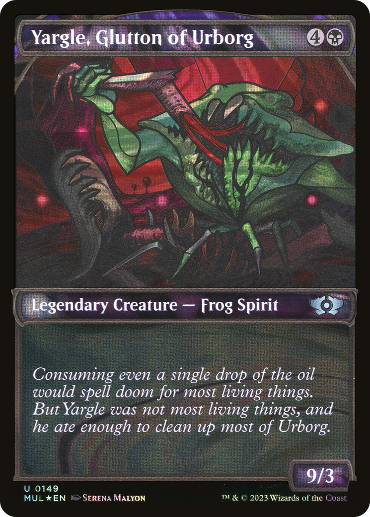 Yargle, Glutton of Urborg (0149) (Showcase) - Halo Foil