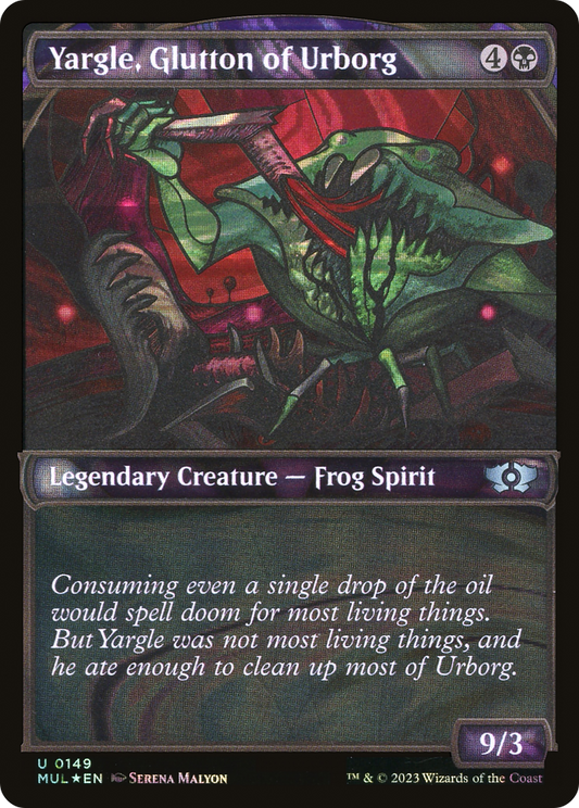 Yargle, Glutton of Urborg (0149) (Showcase) - Halo Foil