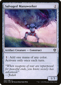 Salvaged Manaworker - Foil