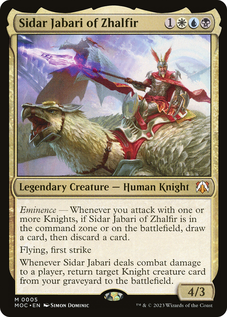 Sidar Jabari of Zhalfir - Foil