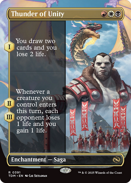 Thunder of Unity (0391) (Borderless) - Foil