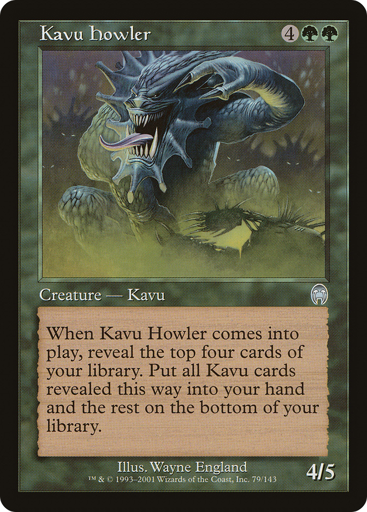 Kavu Howler - Foil