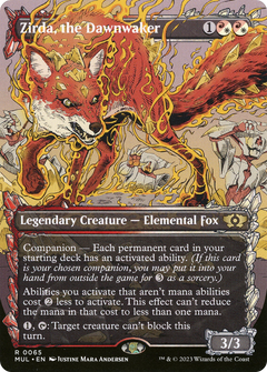 Zirda, the Dawnwaker (0065) (Borderless) (Showcase) - Foil