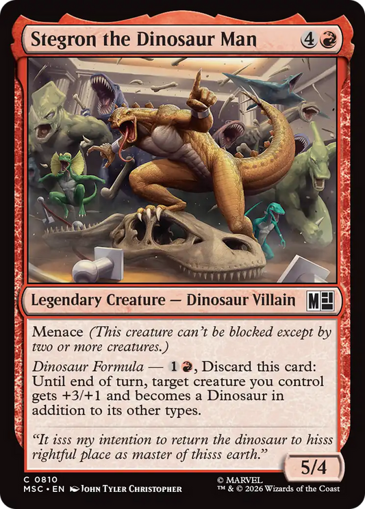 Stegron the Dinosaur Man (MSC)