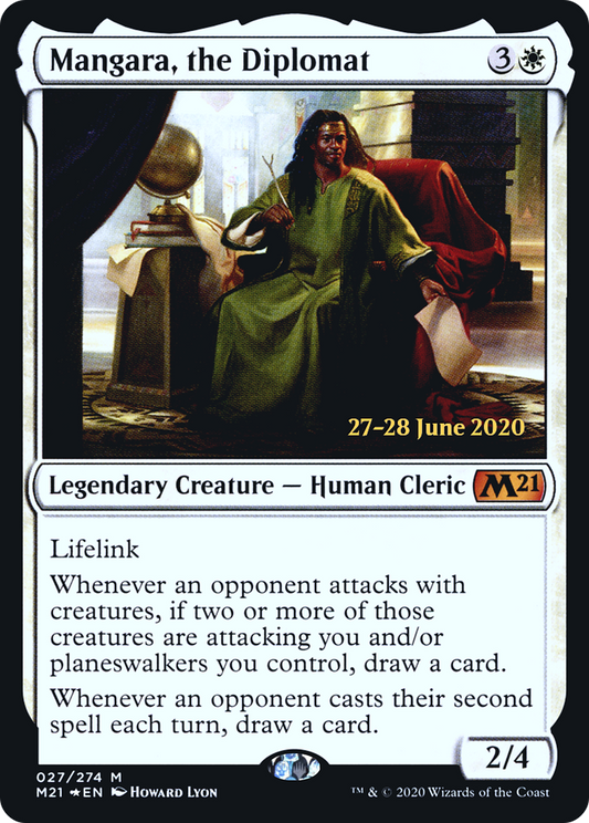 Mangara, the Diplomat (027) (Prerelease) - Foil