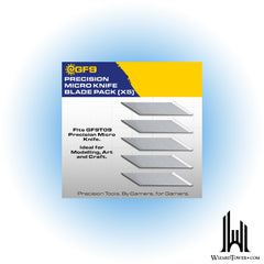 GF9 Hobby Tools Precision Micro Knife Blade Pack - 5 Qty