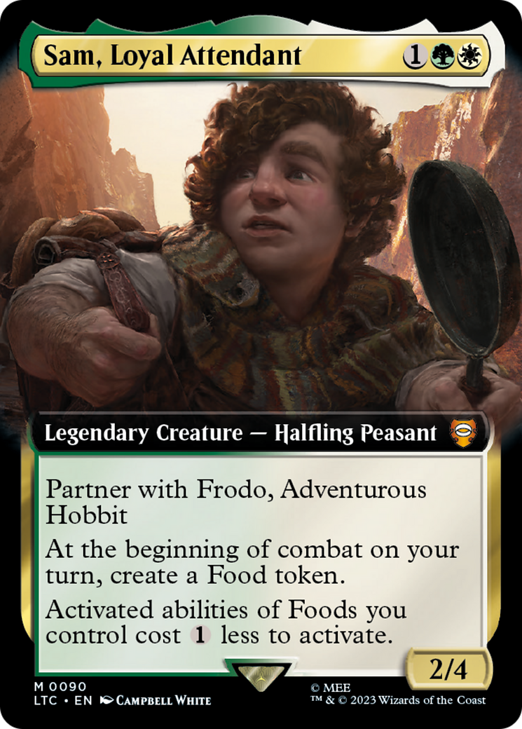 Sam, Loyal Attendant (0090) (Extended Art)