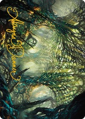 The Hunter Maze (60/81) Art Card (AONE) - Gold-Stamped Signature