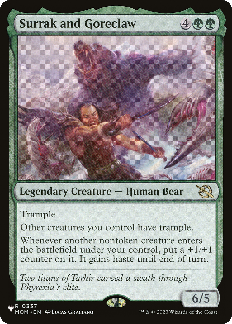 Surrak and Goreclaw (MOM-337) (PLST)