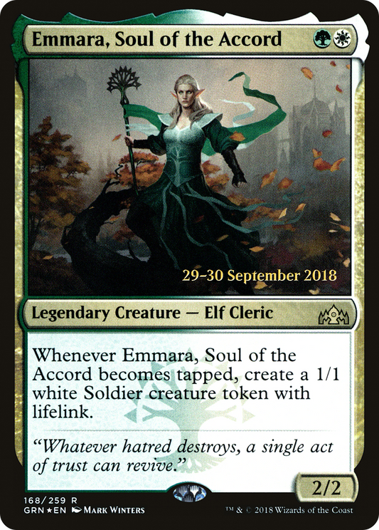 Emmara, Soul of the Accord (168) (Prerelease) - Foil