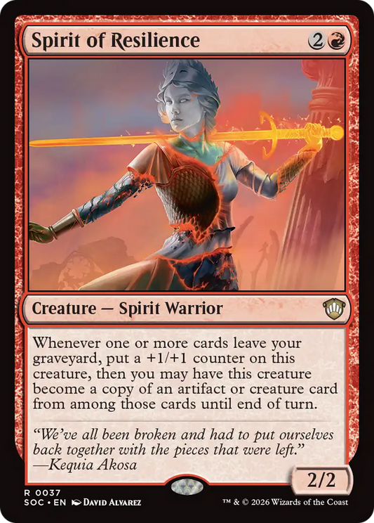 Spirit of Resilience (SOC)