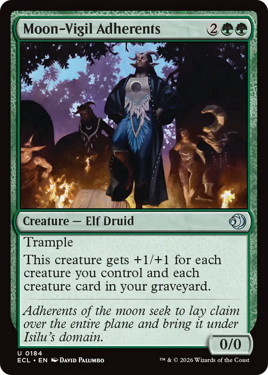 Moon-Vigil Adherents (0184) (ECL) - Foil